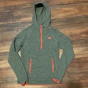 North Face 3/4 zip